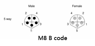 m8 b code male and female