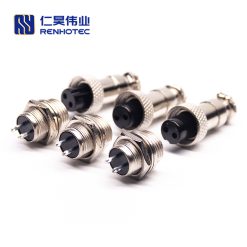 GX12 Straight Connector - Renhotec Pro