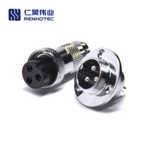 GX25-3-Hole-Flange-3Pin-GX25-E
