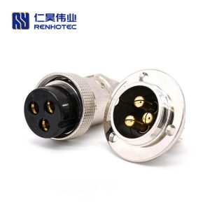 GX35 3 Hole Flange Connector