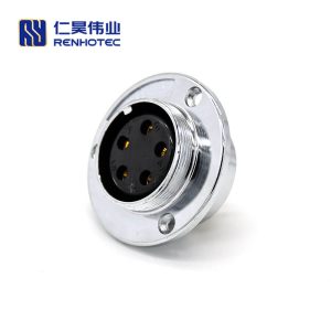 GX35 3 Hole Flange Reverse Plug Connector