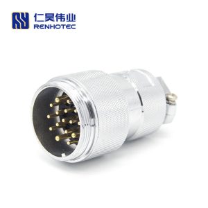 GX40 Butt-Joint Plug Connector