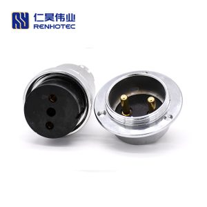 GX40 3 Hole Flange Connector