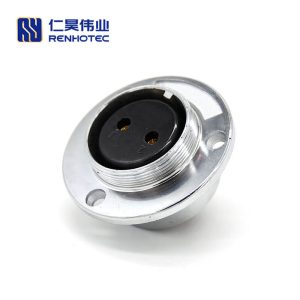 GX40 3 Hole Flange Reverse Plug Connector