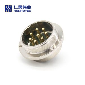 GX50 3 Hole Flange Plug Connector