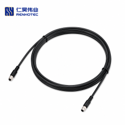 M5 Male to Female Straight Overmolded Cable