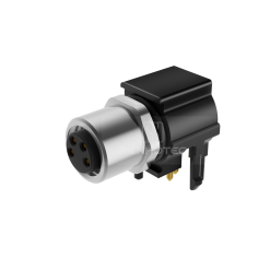 Alternative view of M8 Female Right Angle PCB Type Back Fastened Connector (Plastic Rack) for Wireless Pressure Transmitter