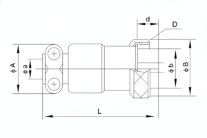 GX Connector External Dimensions