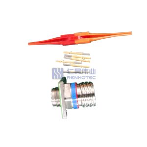 D38999 D38999/20FB5SN Square Flange Receptacle Olive Drab Cadmium