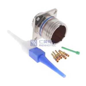D38999 D38999/20FD5PN Olive Drab Cadmium Square Flange Receptacle