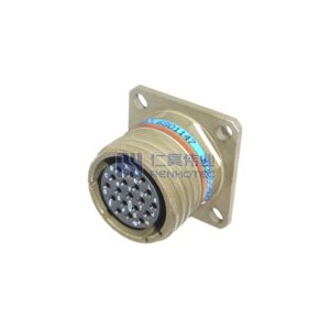 D38999 D38999/20WD19SN Square Flange Receptacle Olive Drab Cadmium