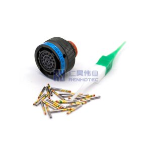 D38999 MS27484T12B35S RFI grounding Plug Olive Cadmium Nickel Plated Base