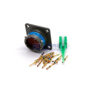 D38999 MS27508E12B35P Box-mount Receptacle Olive drab Cadmium plated nickel base