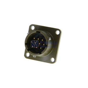 MIL-DTL-26482 Series 1 MS3112E12-10P Male  Box Mount Receptacle, 10 Pin PT02E-12-10P