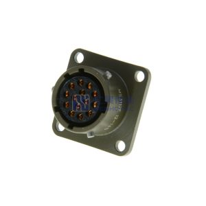 MIL-DTL-26482 Series 1 MS3112E12-14S Female Box Mount Receptacle, 14 Pin PT02E-12-14S