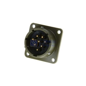 MIL-DTL-26482 Series 1 MS3112E12-8P Male Box Mount Receptacle, 8 Pin PT02E-12-8P