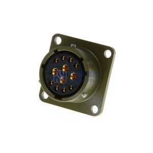 MIL-DTL-26482 Series 1 MS3112E14-12S Female Box Mount Receptacle, 12 Pin PT02E-14-12S