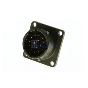 MIL-DTL-26482 Series 1 MS3112E14-15P Male Box Mount Receptacle, 15 Pin PT02E-14-15P