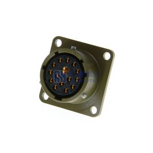 MIL-DTL-26482 MS3112E14-15S Female Box Mount Receptacle, 15 Pin PT02E-14-15S