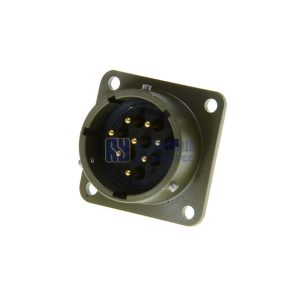 MIL-DTL-26482 Series 1 MS3112E16-8P Male Box Mount Receptaclee, 8 Pin PT02E-16-8P