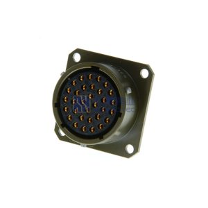 MIL-DTL-26482 Series 1 MS3112E18-32S Female Box Mount Receptacle, 32 Pin PT02E-18-32S