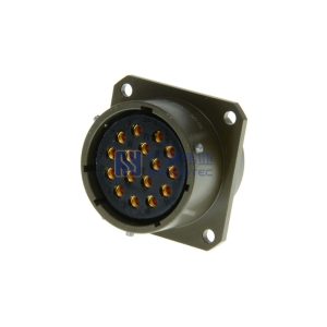 MIL-DTL-26482 Series 1 MS3112E20-16S Female Box Mount Receptacle, 16 Pin PT02E-20-16S