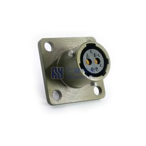MIL-DTL-26482 Series Connector, MS3112E8-2S Female Box Mount Receptacle