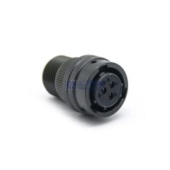 Alternative view of MIL-DTL-26482 Series Connector, MS3116A12-3S Female Straight Plug 3 Pin