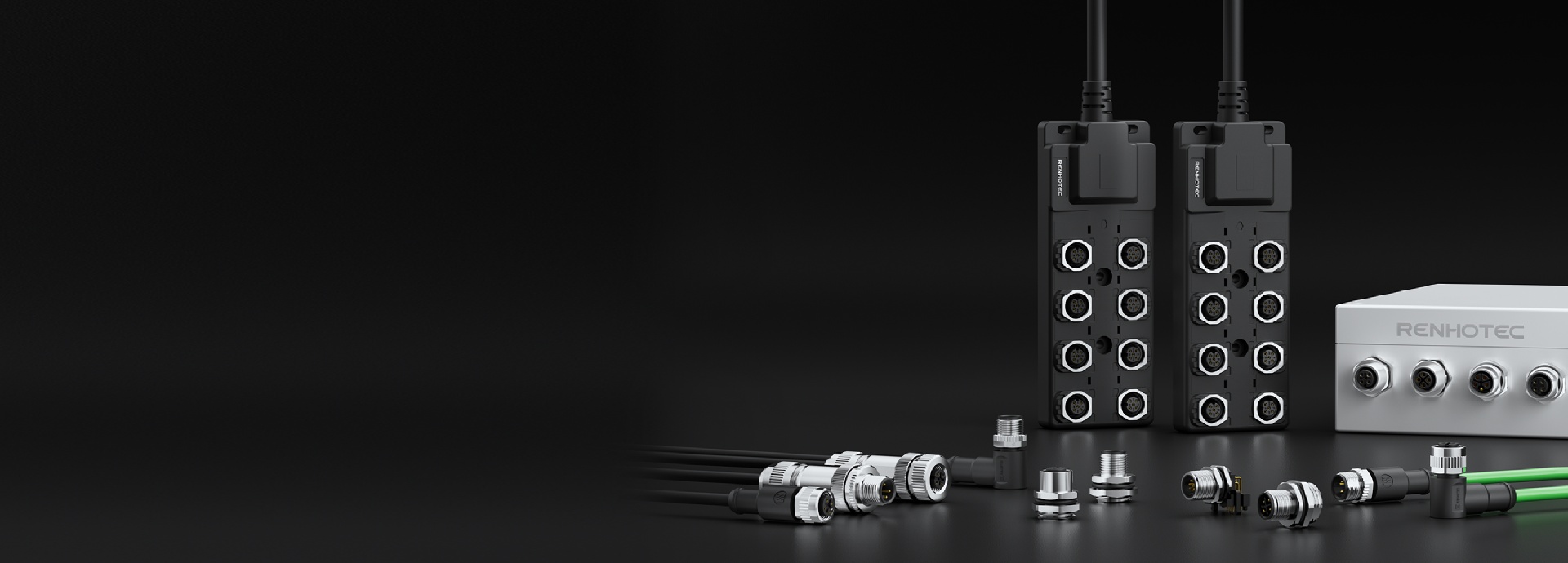 Renhotec M12 connectors for fieldbus systems