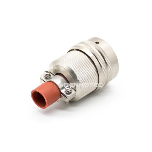 Y50DX 1 Pin Female Plug Straight Bayonet Coupling Solder Aluminum Alloy — изображение 2