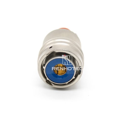 Y50DX 1 Pin Female Plug Straight Bayonet Coupling Solder Aluminum Alloy — изображение 3