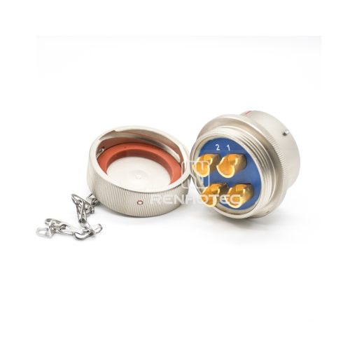 Y50DX 4 Pin Male Front Mount Circular Flange Disc Socket — изображение 2