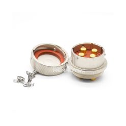 Y50DX 4 Pin Male Front Mount Circular Flange Disc Socket