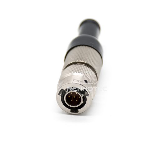 Y50EX-0807TJ2M 7 Pin Male Plug Straight Bayonet Coupling Solder Aluminum Alloy - Image 3