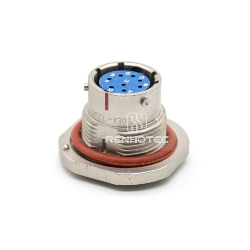 Y50EX-1208ZK14 8 Pin Female Rear Mount Socket - Image 3