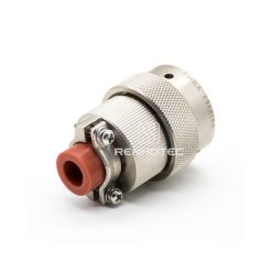 Alternative view of Y50EX-1412TK2 12 Pin Female Plug Straight Bayonet Coupling Solder Aluminum Alloy