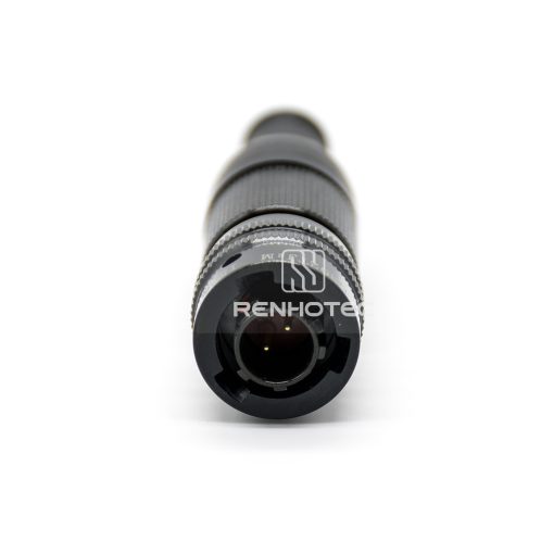 Y50X-0802TJ2M 2 Pin Female Plug Straight Bayonet Coupling Solder Aluminum Alloy - Image 3
