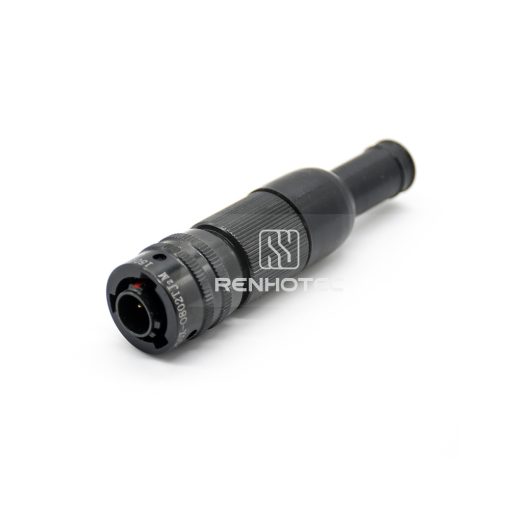 Y50X-0802TJ2M 2 Pin Female Plug Straight Bayonet Coupling Solder Aluminum Alloy - Image 4