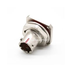 Y50X-0802ZJ14 2 Pin Male Front Mount Square Flange Disc Socket