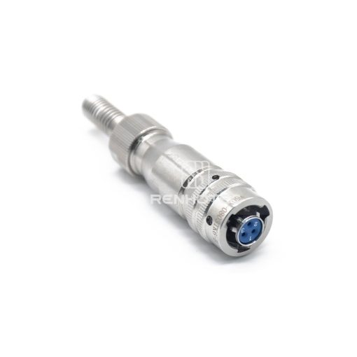 Y50X-0803TK6-B Bayonet Stainless Steel 3 Pin Female Plug with Spring-loaded Tail Clip