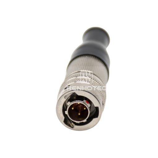 Y50X-0804TJ2MS 4 Pin Male Plug Straight Bayonet Coupling Solder Aluminum Alloy - Image 2