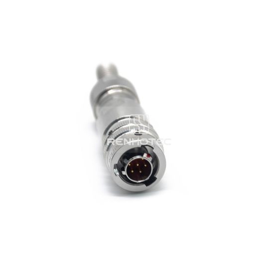 Y50X-0807TJ6-B Bayonet Stainless Steel 7 Pin Male Plug with Spring-loaded Tail Clip