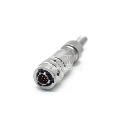 Y50X-0810TJ6-B Bayonet Stainless Steel 10 Pin Male Plug with Spring-loaded Tail Clip