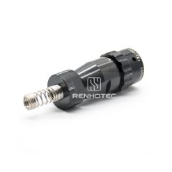 Alternative view of Y50X-1007TK6 7 Pin Female Plug Straight Bayonet Coupling Solder Spring Aluminum Alloy