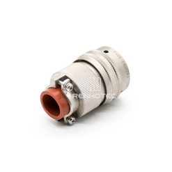 Alternative view of Y50X-1405TK2 5 Pin Female Plug Straight Bayonet Coupling Solder Aluminum Alloy