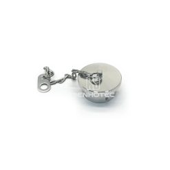 Alternative view of Y50X-16-80-B Bayonet Stainless Steel Plug Dust Cover #16 Housing