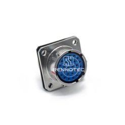 Y50X-1626ZK10-B Bayonet Stainless Steel 26 Pin Female Front Mount Square Flange Disc Socket