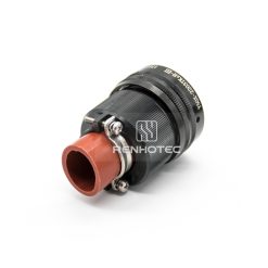 Alternative view of Y50X-2203TK2H-III 3 Pin Female Plug Straight Bayonet Coupling Solder Aluminum Alloy
