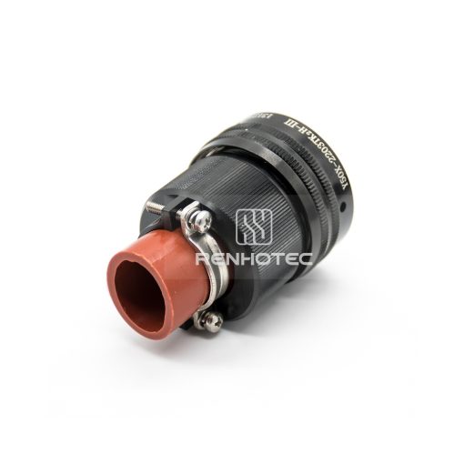 Y50X-2203TK2H-III 3 Pin Female Plug Straight Bayonet Coupling Solder Aluminum Alloy — изображение 2