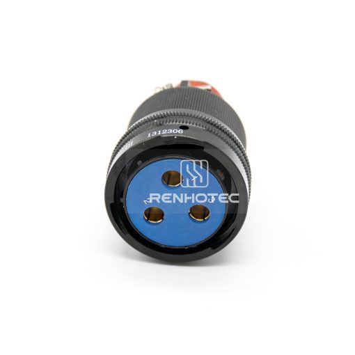 Y50X-2203TK2H-III 3 Pin Female Plug Straight Bayonet Coupling Solder Aluminum Alloy — изображение 3